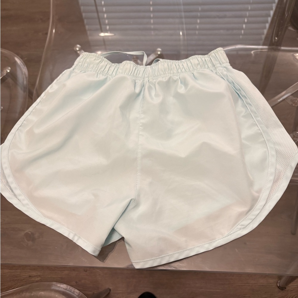 Nike Women's Light Blue Athletic Shorts - Picture 2 of 6